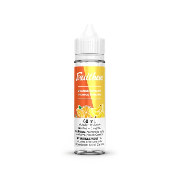 Fruitbae 60ml freebase e-liquid with mixed fruit flavours and high VG blend; available for Calgary delivery and Calgary vape delivery.
