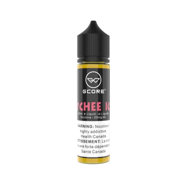 Gcore 60ml Nic Salt vape juice angle view