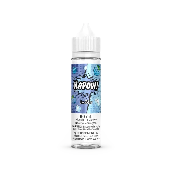 Kapow 60ml Freebase disposable vape angle view