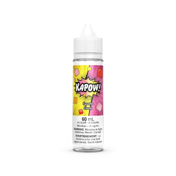 Kapow 60ml Freebase disposable vape angle view