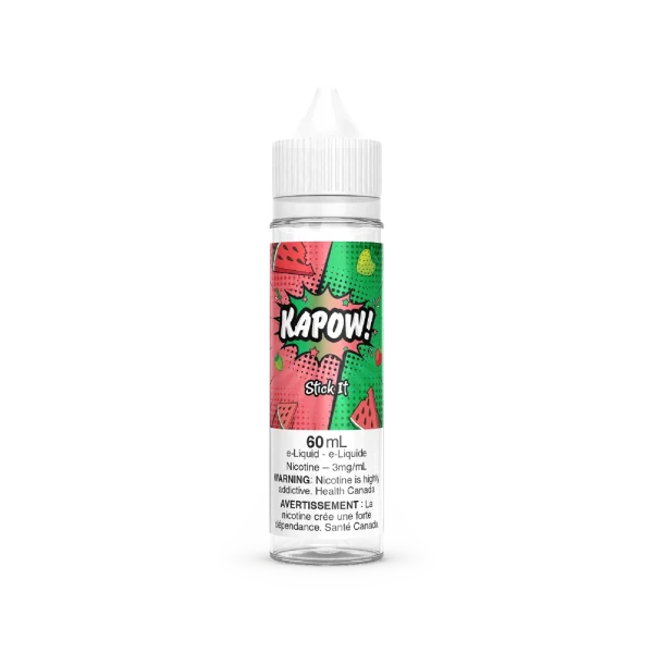 Kapow 60ml Freebase disposable vape detail