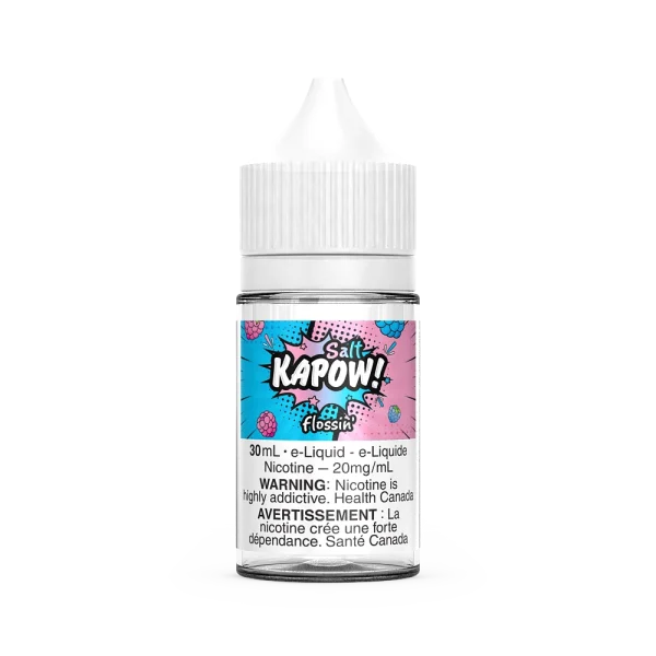 Kapow 30ml Salt Nic disposable vape packaging