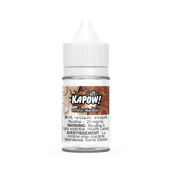 Kapow 30ml Salt Nic disposable vape detail