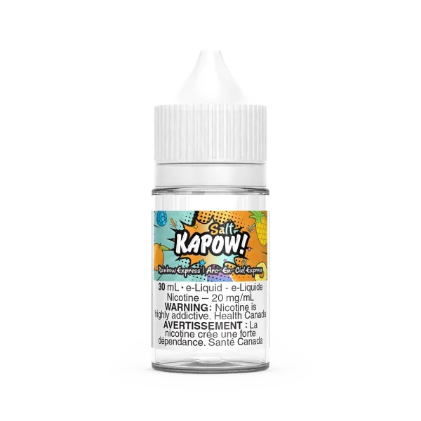 Kapow 30ml Salt Nic disposable vape packaging