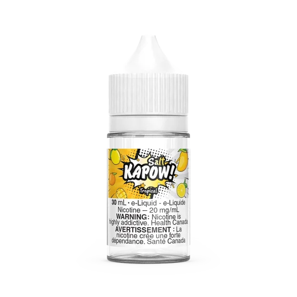 Kapow 30ml Salt Nic disposable vape angle view