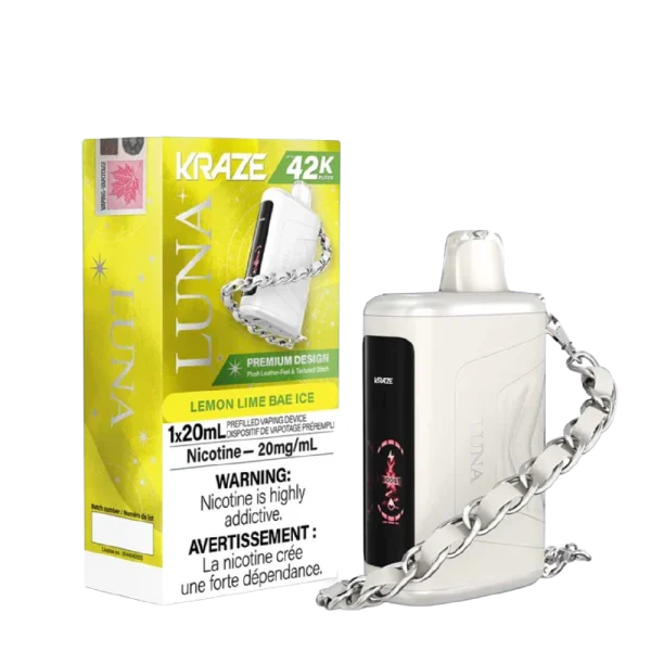 Kraze Luna 2% disposable vape detail