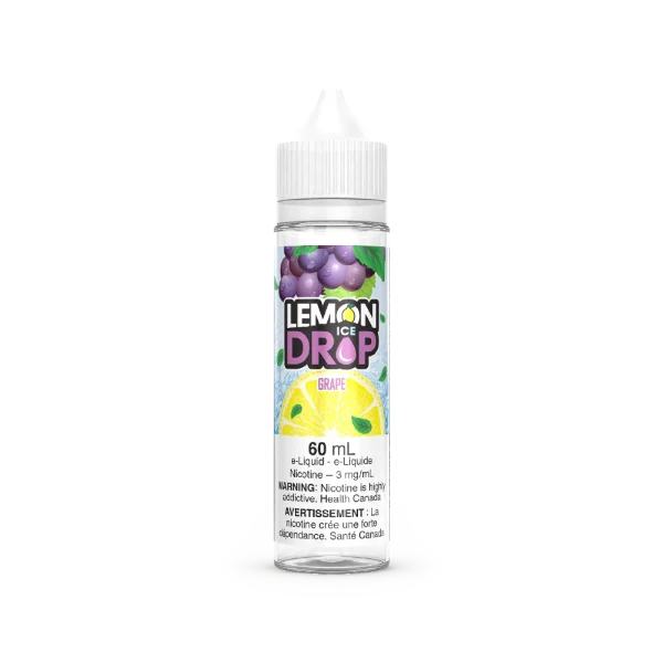 Lemon Drop 60ml Freebase vape juice angle view