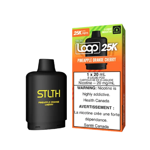 Loop 25k Pods disposable vape angle view