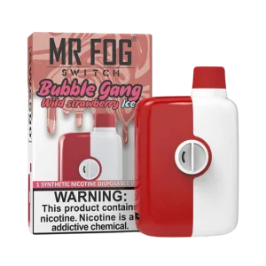 Mr. Fog Switch disposable vape with 5,500 puffs, 15mL e-liquid capacity, and adjustable airflow; available for same-day Calgary delivery.