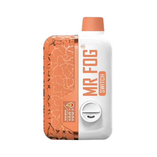 Mr. Fog Switch 15K disposable vape with smart screen, dual mesh coils, 20W Boost mode, and child-lock; available for Calgary delivery.