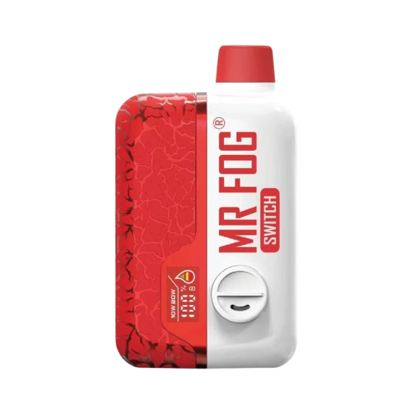 Mr. Fog Switch 15K disposable vape with smart screen, dual mesh coils, 20W Boost mode, and child-lock; available for Calgary delivery.