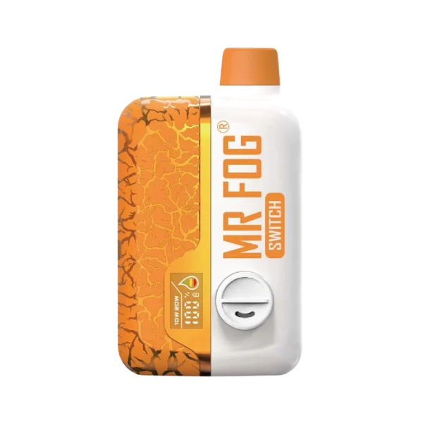 Mr. Fog Switch 15K disposable vape with smart screen, dual mesh coils, 20W Boost mode, and child-lock; available for Calgary delivery.