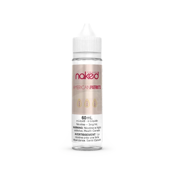 Naked 60ml Freebase vape juice - Alt Vape Calgary