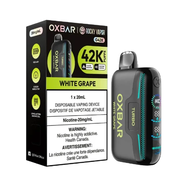 Oxbar G42K 2% disposable vape detail