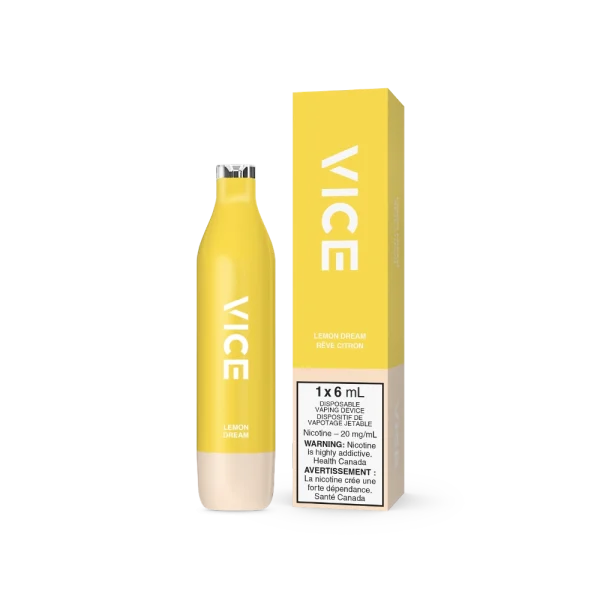 Vice 2500 2% disposable vape packaging