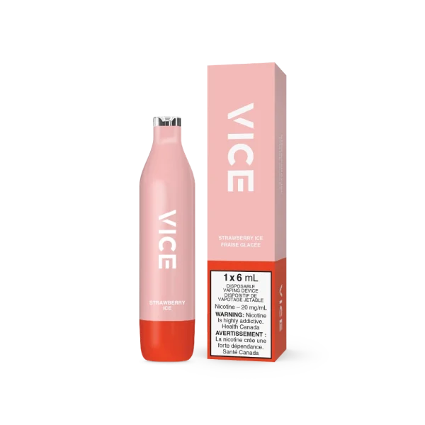 Vice 2500 2% disposable vape detail