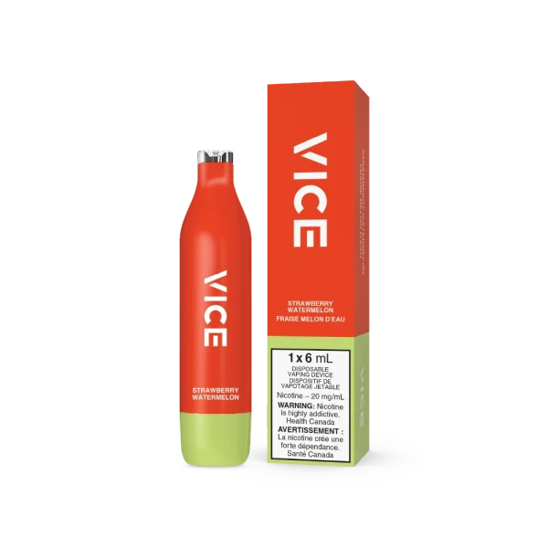 Vice 2500 2% disposable vape packaging