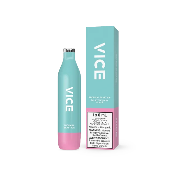 Vice 2500 2% disposable vape detail