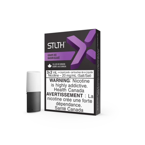 Stlth X Pods disposable vape packaging