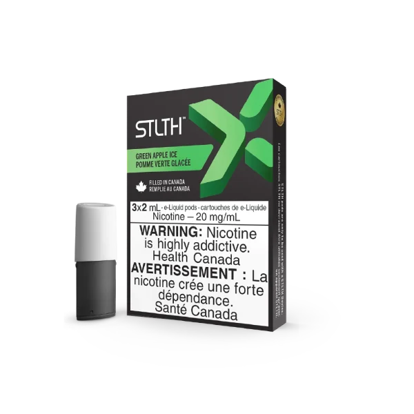 Stlth X Pods disposable vape angle view