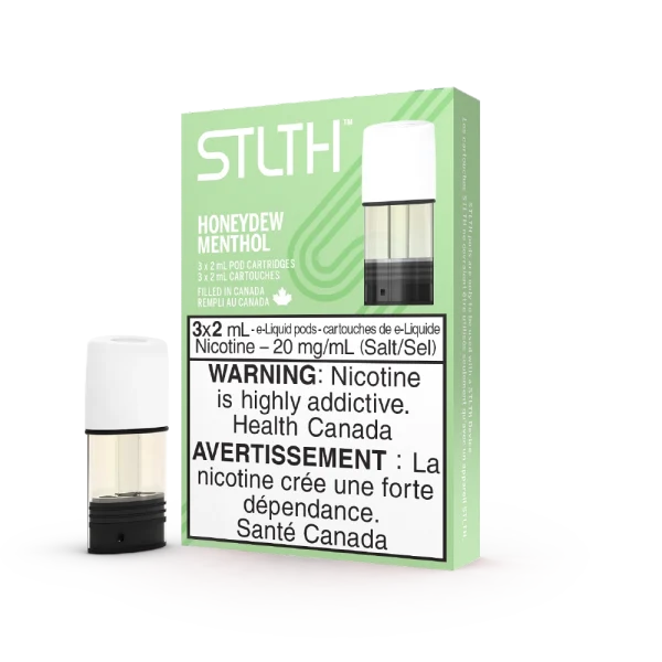 Stlth Pods vape juice packaging
