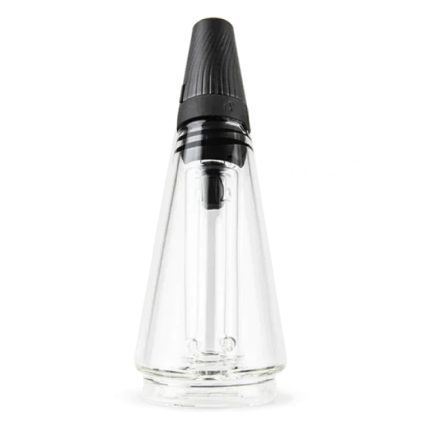 Puffco Peak Pro Travel Glass with twist-lock water seal and double seal technology; available for Calgary delivery.