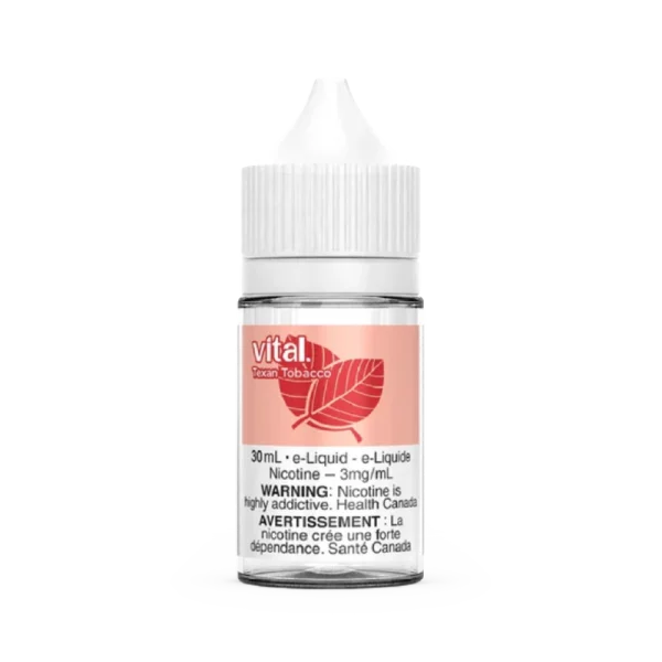 Vital 30ml Freebase vape juice packaging
