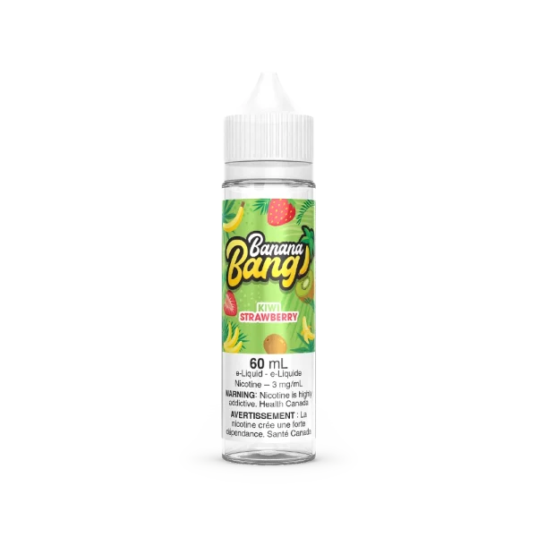 Banana Bang 60mL freebase e-liquid with a 70VG/30PG ratio and signature banana fruit blends; available for Calgary vape delivery.