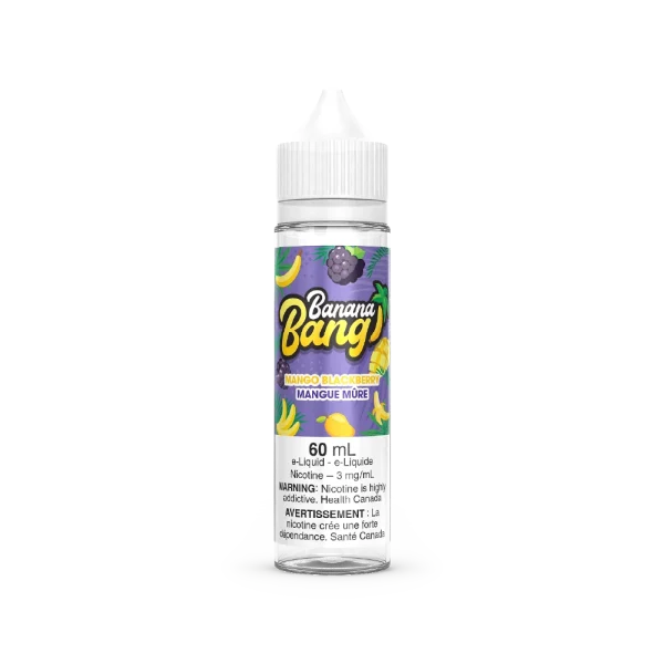Banana Bang 60mL freebase e-liquid with a 70VG/30PG ratio and signature banana fruit blends; available for Calgary vape delivery.