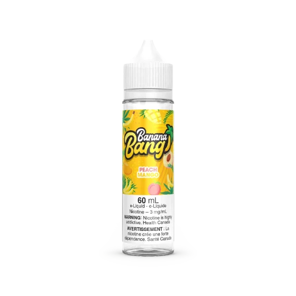 Banana Bang 60mL freebase e-liquid with a 70VG/30PG ratio and signature banana fruit blends; available for Calgary vape delivery.