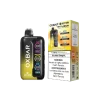 Oxbar Tri-Fusion disposable vape featuring a large front-facing digital screen and three control buttons for nicotine, sweetness, and ice adjustment; available in Calgary.