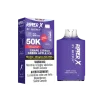 Ruf Puf Ripper X 50,000 puff pod with 20mL capacity, dual mesh coils, and adjustable airflow; compatible with Ripper X and Level X batteries.
