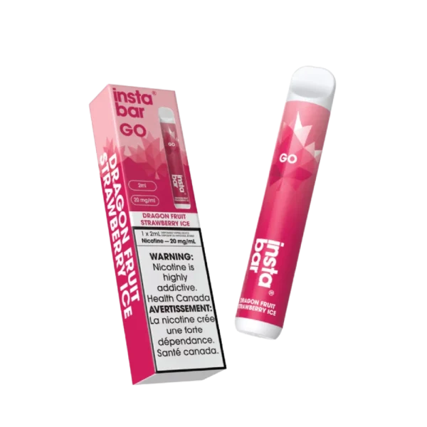 Insta Bar Go disposable vape angle view