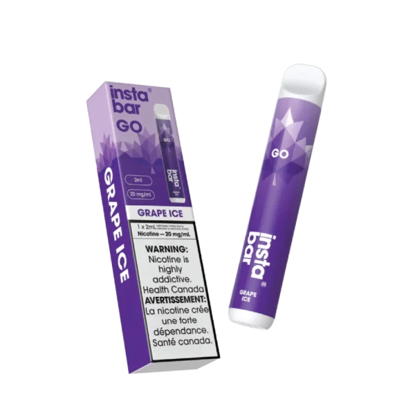 Insta Bar Go disposable vape angle view