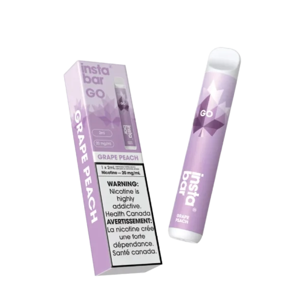 Insta Bar Go disposable vape angle view