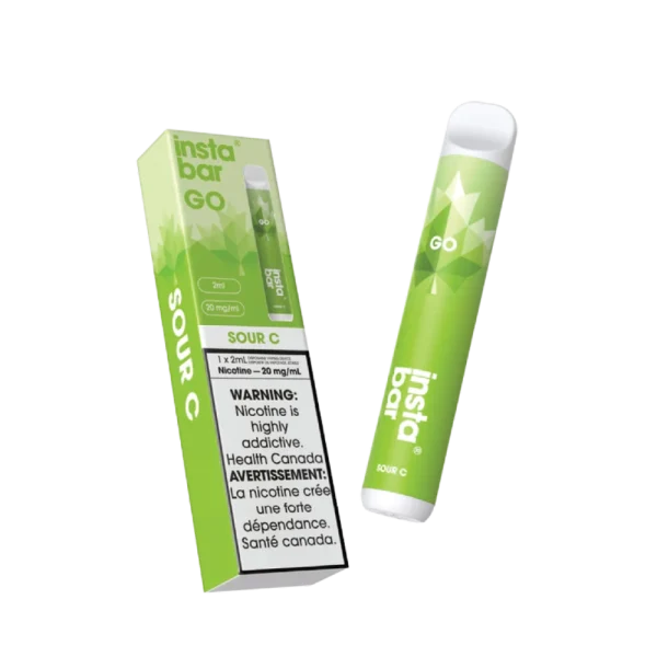 Insta Bar Go disposable vape packaging