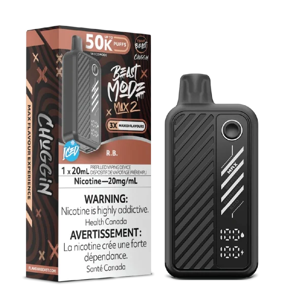 Flavour Beast Beast Mode Max 2 2% vape device packaging