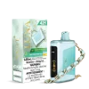 Kraze Luna disposable vape with 42,000 puffs, leather-textured finish, HD screen, and 20mL capacity; available for same-day delivery in Calgary.