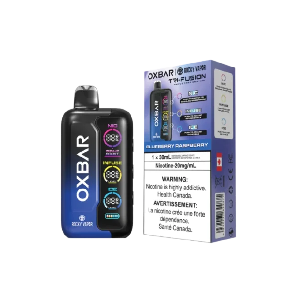 Oxbar Tri Fusion 2% disposable vape - Alt Vape Calgary