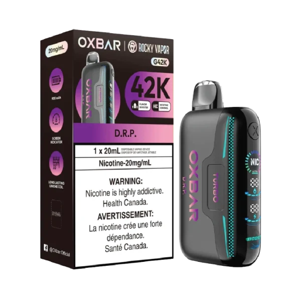 Oxbar G42K 2% disposable vape - Alt Vape Calgary