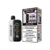 Oxbar Maglink 90K Grape disposable vape with Dual Mesh Coil and magnetic pods.