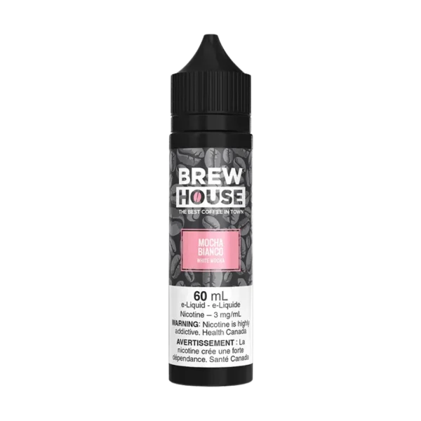 Brewhouse 60ml Freebase vape juice angle view