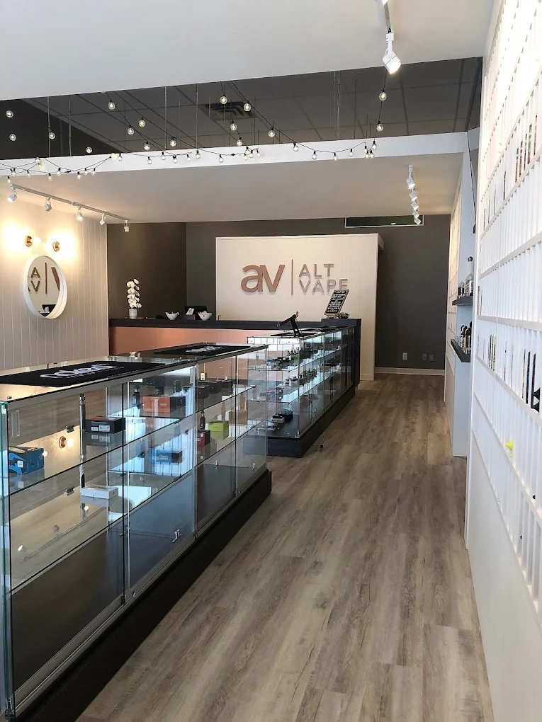 Inside Alt Vape TransCanada vape shop in northeast Calgary