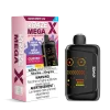 Kraze MEGA X disposable vape with 48,000 puffs, curved HD display, 28W Boost X mode, and 1000mAh battery; available for same-day delivery in Calgary.