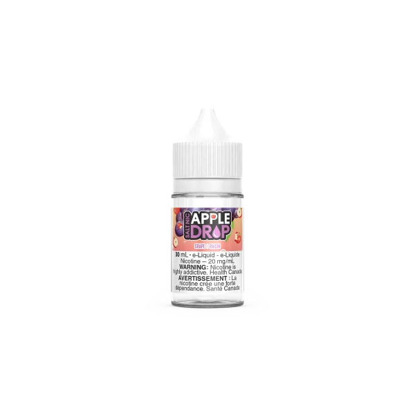 Apple Drop 30ml Salt Nic vape juice angle view
