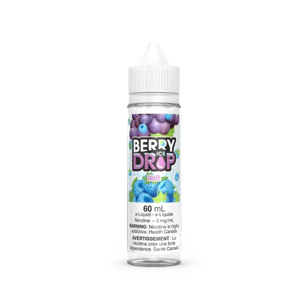 Berry Drop Ice 60ml Freebase vape juice packaging