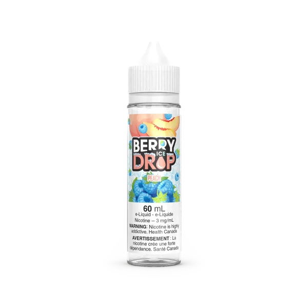 Berry Drop Ice 60ml Freebase vape juice angle view