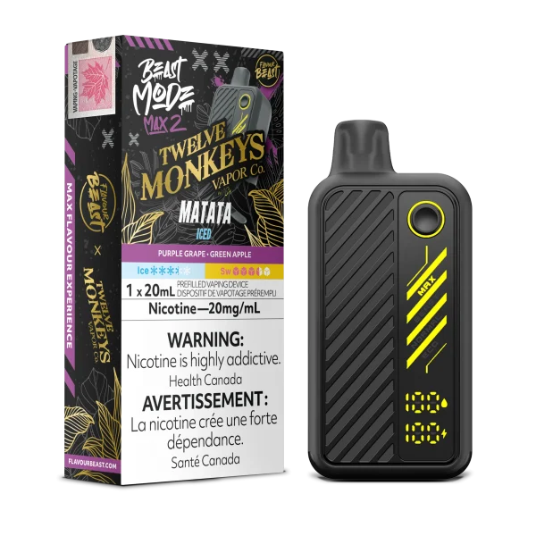 Flavour Beast Beast Mode Max 2 2% vape device angle view