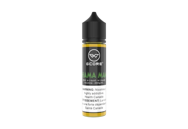 Gcore 60ml Nic Salt vape juice packaging