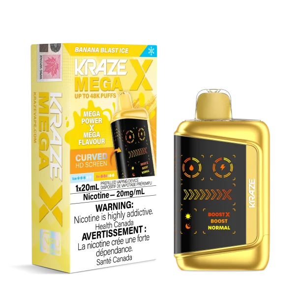 Kraze Mega X 2% disposable vape - Alt Vape Calgary